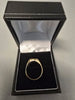 9CT Gold Ring 2.8G With Black Stone Size J