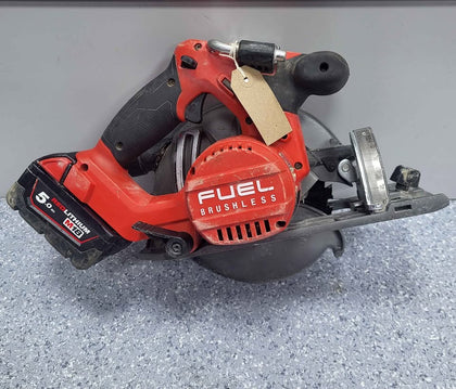 Milwaukee (m18 ccs55) Circular Saw With 5.0ah Battery