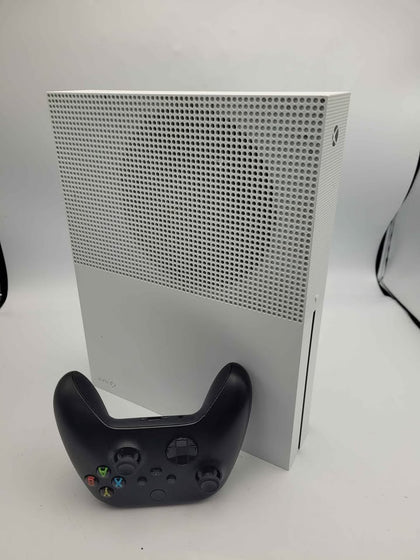 Microsoft Xbox One S Games Console – 500GB – White – Unboxed – Includes Black Wireless Controller