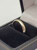 9ct Yellow Gold Wedding Band Ring – Engraved "I Love You" – Size R – 2.60 Grams