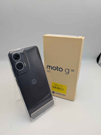 Motorola G35 Mobile Phone - 128GB Storage - Midnight Black - Open Unlocked - Boxed **BRAND NEW*