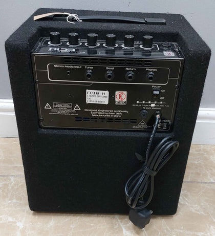 **Collection only** Ec10-H E series bass amp 70w 230v black (back cable showing ref pic 4)