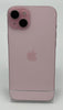 APPLE IPHONE 15 PLUS 128GB, PINK, UNLOCKED, UNBOXED, BATTERY CAP 100%
