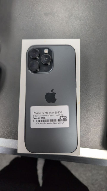 iPhone 16 Pro Max 256GB Black Titanium