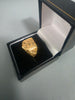 9ct GOLD ENGLAND RING 375 6.0G Size S