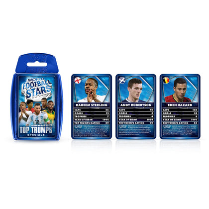 Top Trumps Specials World Football Stars Card Game.