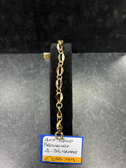 14ct Gold Bracelet, 4.36g