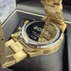 BOSS Allure Men's Yellow Gold Tone Bracelet Watch - Green Face