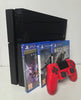 Sony PlayStation 4 500GB Console & 4 Games *NO WARRANTY STICKER*