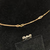 9ct Yellow Gold Station Necklace