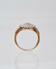 9 Carat Gold Diamond Cluster Ring Size P