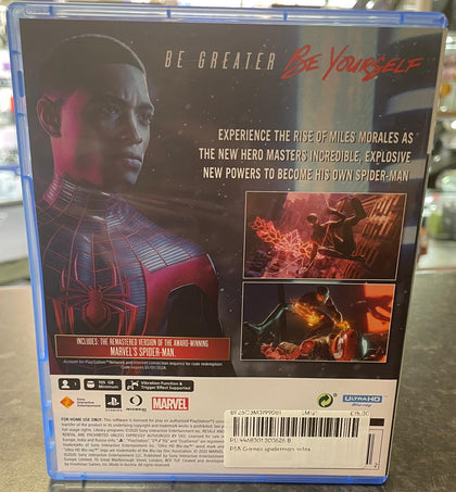 Spider Man Miles Morales PS5