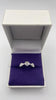 9ct white gold ring