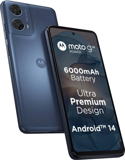 MOTOROLA G24 128GB UNLOCKED BLUE LEYLAND