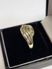 9ct Yellow Gold Patterned Ring - Size T/U - 3.63g