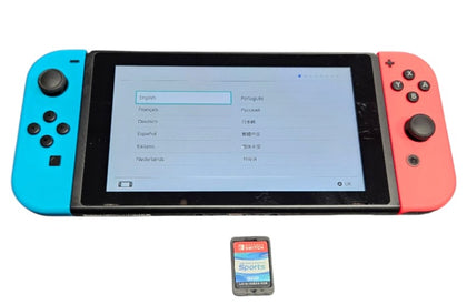 Nintendo Switch Neon Console with Nintendo Switch Sports Game and Dock