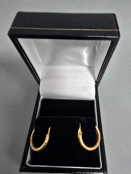 18CT Earrings 1.2G