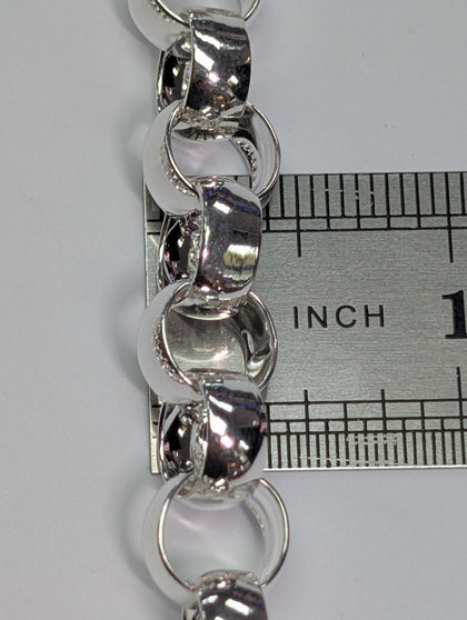 Brand New Heavy Silver 925 Belcher 26” chain