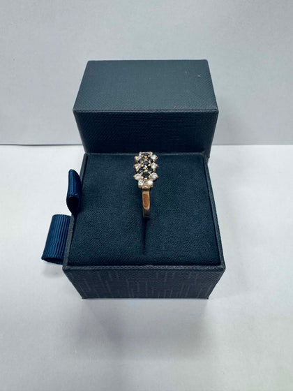 1.8g 9ct Gold Vintage Cluster RIng - Size M - **Hallmarked**