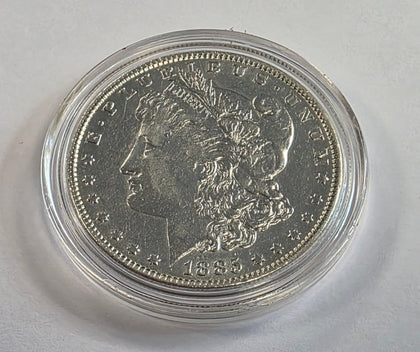 1885 American Silver 1 Dollar Coin