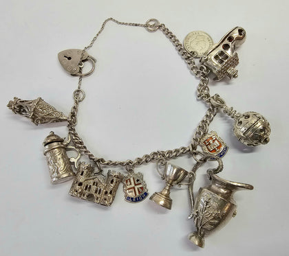Silver Charm Bracelet