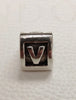 Genuine Pandora Vintage Letter 'V' Charm #790323V ALE 925 -  Retired