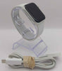 Apple Watch SE 2nd Gen [GPS] with white straps silver aluminium 40mm unboxed with charger