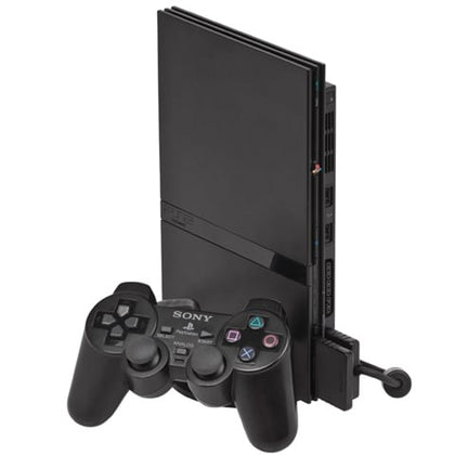 Sony Playstation 2 Slimline Black Console Bundle ( Gametrak: Dark Wind, Warhammer 40,000: Fire Warrior ) ** Unboxed **