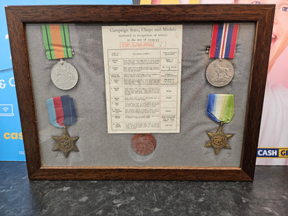 WAR MEDALS LEIGH STORE