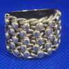 9K Thick Gold Cluster Ring (375 Hallmarked & Tested) Weight:21.4g, Size:S
