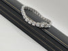 925 Silver 8" Hallmarked CZ bracelet -weighs 21.6 grams- box included