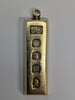 9ct Solid Gold Bar Pendant