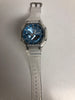 Casio G-Shock clear watch with blue face - 24 Month Warranty