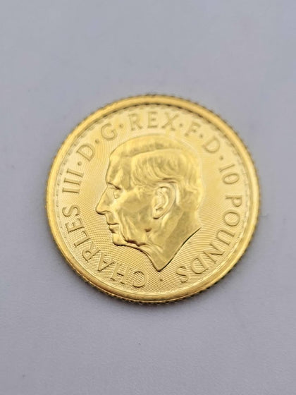 24ct .999 Fine Gold 10 Pound 2025 10 Pound Coin - 1/10oz - 3.44 Grams