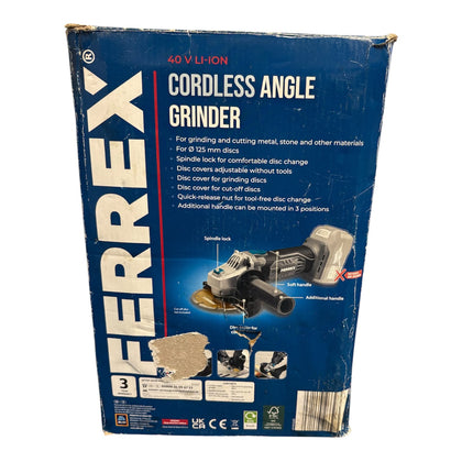 Ferrex 12v Cordless Angle Grinder USB-C 2025 Compact Design