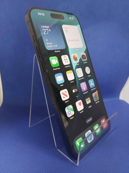 Apple iPhone 15 Pro Max, 256GB, Black Titanium, 90% Battery Health, Unlocked