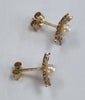 9ct gold pearl earrings