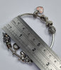 Pandora Moments Sparkling Snowflake Clasp Bangle + 8 Charms