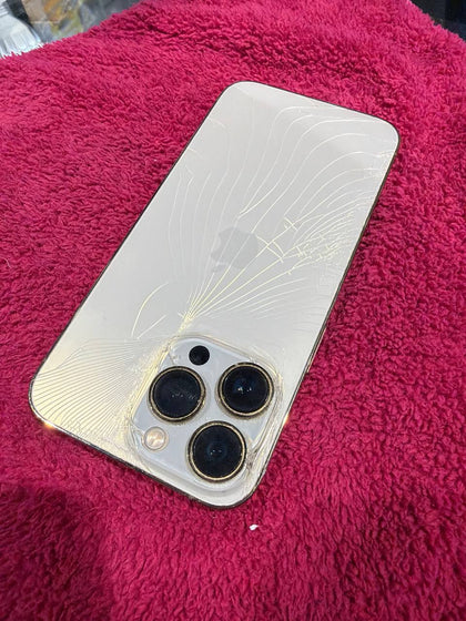 iphone 13 pro, 128gb, white, *Cracked Back*,  79% BH