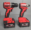 Milwaukee Next Generation M18BLCPP2A-502C 18V 2 x 5.0Ah Li-Ion RedLithium Brushless Cordless Compact Power Tool Twin Pack