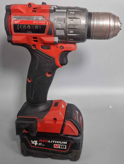 Milwaukee fuel M18 FPD3 kit with 1 x 4AH Battery and Charger
