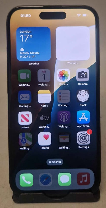 WOW Apple iPhone 16 128GB Black, Unlocked 100% Battery Health