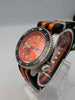 **DEAL** Heimdallr Sharkey SKX Automatic Divers Watch With Day/Date - Orange Dial - Unboxed With NATO Strap