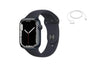 41mm Apple Watch Series 7 with Charger - Black with blue strap