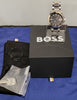 BOSS Strike 41mm Black Textured Dial Steel Bracelet Watch 1514170