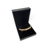 9CT Gold Floral Style Bangle HALLMARKED - 7.1Grams, 2.5" (63mm) Width - Bangle Box Included