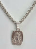Silver Chain with Guardian Angel Pendant 20"