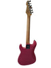 Gear4Music LA Series Six String Electric Guitar - Pink - 3/4 Size