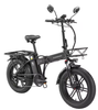 **Sale** SINOHON A20 Electric Bicycle 1000W Motor 48V 18Ah Lithium Battery 20*4.0 fat Tire EBike Mechanical Disc Brakes Electric Bike