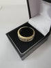9K Gold, Diamond Ring, 375 Hallmarked, 6.40Grams, Size: V, Box Included